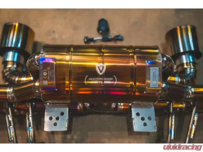 Valvetronic Designs Titanium Valved Sport Exhaust System Porsche 718 GT4 | Boxter Spyder 2020+ - POR.718.GT4.VSES.TI