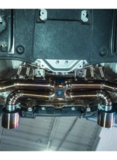 Valvetronic Designs Titanium Valved Sport Exhaust System Porsche 718 GT4 | Boxter Spyder 2020+                                     - POR.718.GT4.VSES.TI - Image 12