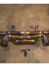Valvetronic Designs Titanium Valved Sport Exhaust System Porsche 718 GT4 | Boxter Spyder 2020+                                     - POR.718.GT4.VSES.TI - Image 9