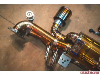 Valvetronic Designs Titanium Valved Sport Exhaust System Porsche 718 GT4 | Boxter Spyder 2020+ - POR.718.GT4.VSES.TI