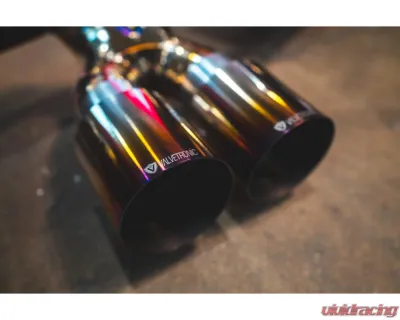 Valvetronic Designs Anodized Gold Valved Sport Exhaust System w/ Free Flow Race Front Pipes Porsche Cayman | Boxster 2012-2016 - POR.981.VSES.FFH.AG