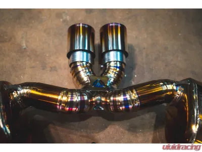 Valvetronic Designs Valved Sport Exhaust System Free Flow Race Front Pipes Porsche Boxster|Cayman 981 2012-2016 - POR.981.VSES.FFH.TI