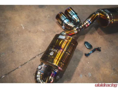 Valvetronic Designs Valved Sport Exhaust System Free Flow Race Front Pipes Porsche Boxster|Cayman 981 2012-2016 - POR.981.VSES.FFH.TI