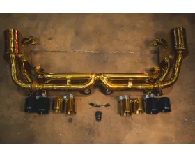 Valvetronic Designs Anodized Gold Valved Sport Exhaust System for Porsche 991.1 (2012-2016)