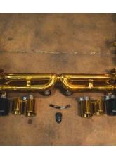 Valvetronic Designs Anodized Gold Valved Sport Exhaust System for Porsche 991.1 (2012-2016)                                     - POR.991.CAR.VSES.AG - Image 16