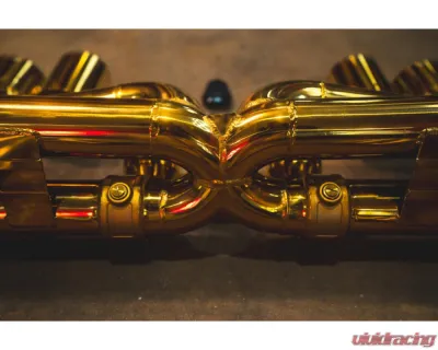 Valvetronic Designs Anodized Gold Valved Sport Exhaust System for Porsche 991.1 (2012-2016) - POR.991.CAR.VSES.AG