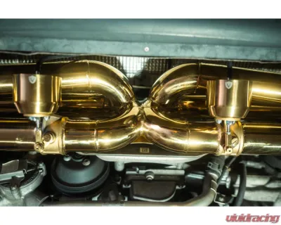 Valvetronic Designs Anodized Gold Valved Sport Exhaust System for Porsche 991.1 (2012-2016) - POR.991.CAR.VSES.AG