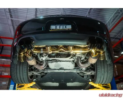 Valvetronic Designs Anodized Gold Valved Sport Exhaust System for Porsche 991.1 (2012-2016) - POR.991.CAR.VSES.AG