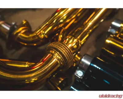 Valvetronic Designs Anodized Gold Valved Sport Exhaust System for Porsche 991.1 (2012-2016) - POR.991.CAR.VSES.AG