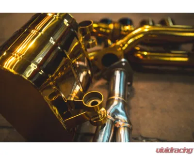 Valvetronic Designs Anodized Gold Valved Sport Exhaust System for Porsche 991.1 (2012-2016) - POR.991.CAR.VSES.AG