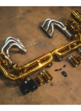 Valvetronic Designs Grade 5 Titanium Valved Sport Exhaust System Free Flow Race Front Pipes Porsche Boxster|Cayman 981 2012-2016                                     - POR.991.CAR.VSES.FFH.TI - Image 8