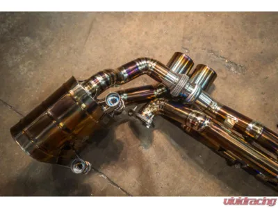 Valvetronic Designs Grade 5 Titanium Valved Sport Exhaust System Free Flow Race Front Pipes Porsche Boxster|Cayman 981 2012-2016 - POR.991.CAR.VSES.FFH.TI