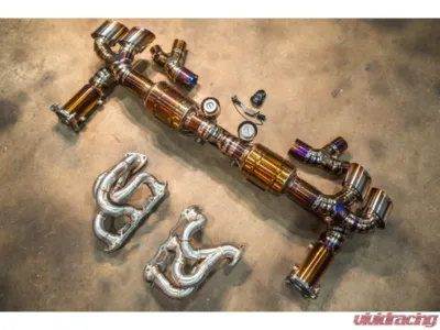 Valvetronic Designs Valved Race Exhaust System Porsche 911 Turbo 991.1 | 991.2 2014 - POR.991.TUR.VSES.FFH.TI