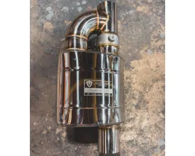 Valvetronic Designs 76mm Dual Outlet Universal Valved Muffler Replacement