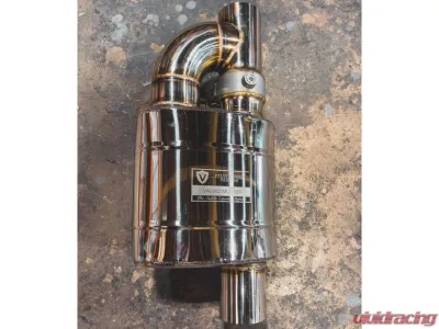 Valvetronic Designs 76mm Dual Outlet Universal Valved Muffler Replacement - UVM.76MM.DUALOUT.REPL