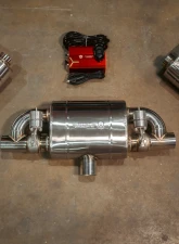 Valvetronic Designs Valved Muffler Kit Universal 2.5 inch | 63 MM Dual Outlet                                     - UVM.63MM.DUALOUT.X2 - Image 2