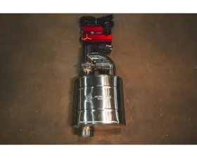 Valvetronic Designs 2.5 Inch Single Outlet Valved Muffler Kit for Trucks and SUVs