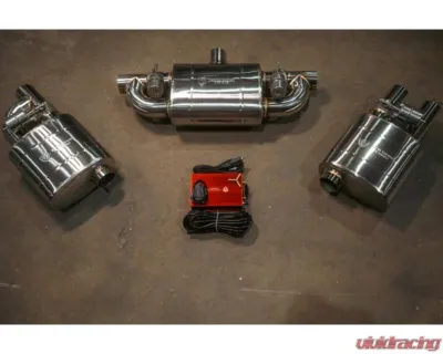 Valvetronic Designs 2.5 Inch Single Outlet Valved Muffler Kit for Trucks and SUVs - OFF.UVM.63MM.X2