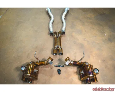 Valvetronic Designs Valved Sport Exhaust System for Ferrari F12 | 812 2014-2023 - FER.F12.VSES.FF.TI