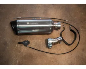 Valvetronic Designs 44mm Angled Motorcycle Valved Muffler