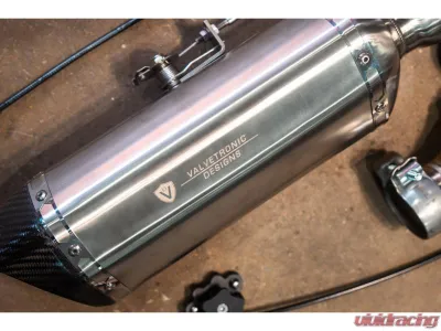 Valvetronic Designs 44mm Straight Motorcycle Valved Muffler - VTD.BIKE.SB.UVM.STR.44MM