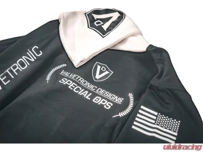 Valvetronic Designs Designs Black & White Hoodie - VTD.HOOD.BW.2XL