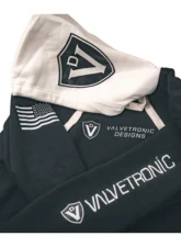Valvetronic Designs Designs Black & White Hoodie                                     - VTD.HOOD.BW.L - Image 7