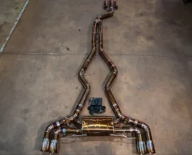 Valvetronic Designs BMW G42 M240i 3.0L Catback Exhaust, Grade 5 Titanium, Black Tips