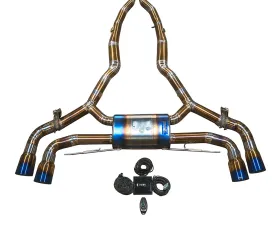 Valvetronic Designs BMW F95 X5M 4.4L Catback Exhaust System with Titanium Tips 2020-2023