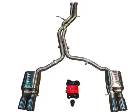 Valvetronic Designs Valved Catback Exhaust System for Audi B8/B8.5 S4/S5 3.0L/4.2L T304 Stainless Steel