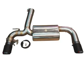 Valvetronic Designs BMW F Series Axleback Exhaust T304 Stainless Steel Black Tips 2014-2019