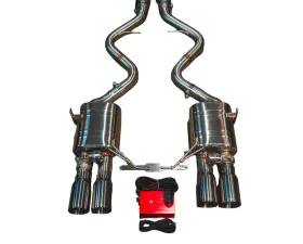 Valvetronic Designs BMW E90 E92 M3 4.0L Axleback Exhaust T304 Stainless Steel Brushed Tips