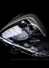 Tomei 89.1x1.0mm Expreme Ti Full Titanium Muffler Kit Infiniti Q50 RV37 Skyline 2014-2024                                     - TB6090-NS21A - Image 3