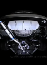 Tomei 89.1x1.0mm Expreme Ti Full Titanium Muffler Kit Infiniti Q50 RV37 Skyline 2014-2024                                     - TB6090-NS21A - Image 4