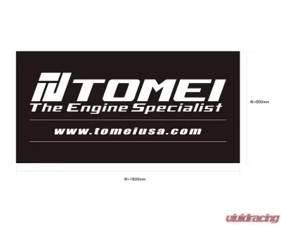Tomei Black Engine Specialist Banner - TG301A-0000A