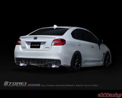 Tomei Expreme Ti Full Titanium Muffler Subaru WRX | WRX STI 1992-2014 - TB6090-SB02D