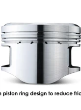 Tomei 85.50mm Ch31.65 Forged Piston Set for 2.2L 2.3L Engines TA202A-MT01B                                     - TA202A-MT01B - Image 7