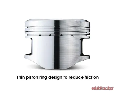 Tomei 85.50mm Ch31.65 Forged Piston Set for 2.2L 2.3L Engines TA202A-MT01B - TA202A-MT01B