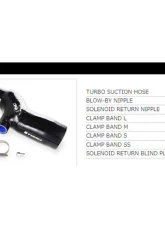 Tomei Turbo Suction Hose Mitsubishi 4G63 Evo7-9 2001-2007                                     - TB301A-MT01A - Image 4