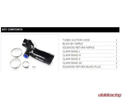Tomei Turbo Suction Hose Mitsubishi 4G63 Evo7-9 2001-2007 - TB301A-MT01A