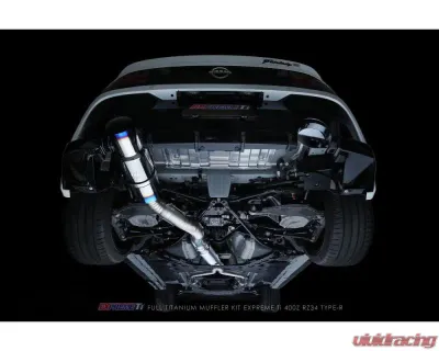 Tomei RZ34 Type-D Expreme Ti Full Titanium Muffler Kit Nissan 400Z 2023-2025 - TB6090-NS21D