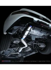 Tomei RZ34 Type-D Expreme Ti Full Titanium Muffler Kit Nissan 400Z 2023-2025                                     - TB6090-NS21D - Image 3
