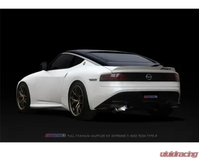 Tomei RZ34 Type-D Expreme Ti Full Titanium Muffler Kit Nissan 400Z 2023-2025 - TB6090-NS21D