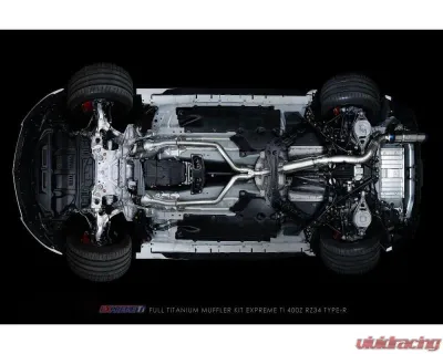 Tomei RZ34 Type-D Expreme Ti Full Titanium Muffler Kit Nissan 400Z 2023-2025 - TB6090-NS21D