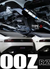 Tomei RZ34 Type-D Expreme Ti Full Titanium Muffler Kit Nissan 400Z 2023-2025                                     - TB6090-NS21D - Image 9