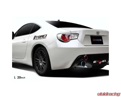 Tomei 12in Black M Engine Specialist 2016 Die Cut Sticker - TG201B-0000A