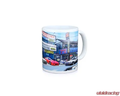 Tomei White 90's Tuning Shop Japan Mug - TG601A-0000B