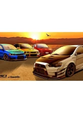 Tomei White Evo Sunset Lake Kawaguchi Mug                                     - TG601A-MT00A - Image 2