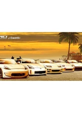 Tomei White Z Car Sunset Huntington Beach Mug                                     - TG601A-NS00E - Image 2