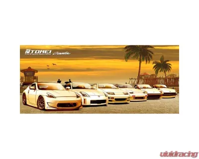 Tomei White Z Car Sunset Huntington Beach Mug - TG601A-NS00E